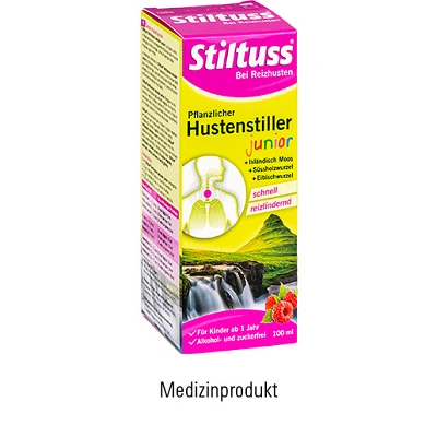 Stiltuss Hustenstiller junior Medizinprodukt
